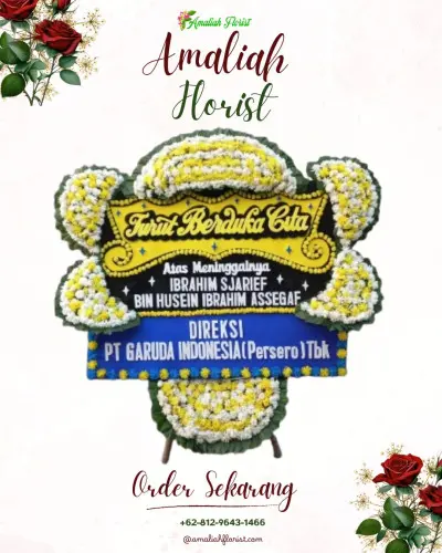 Papan Bunga Duka di Jampiroso